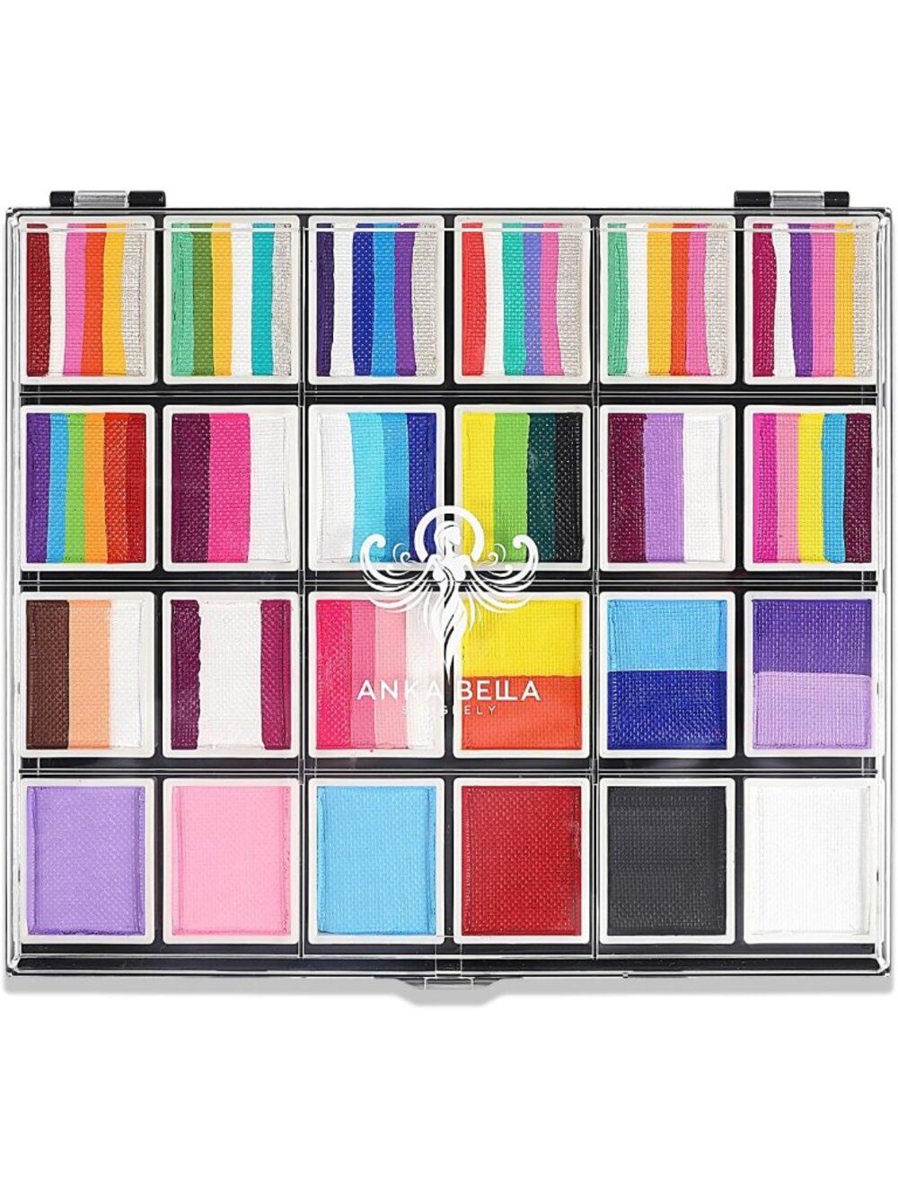 Washable Face Paint Kit for Kids & Adults - 24 Colors, Non-Toxic, Perfect for